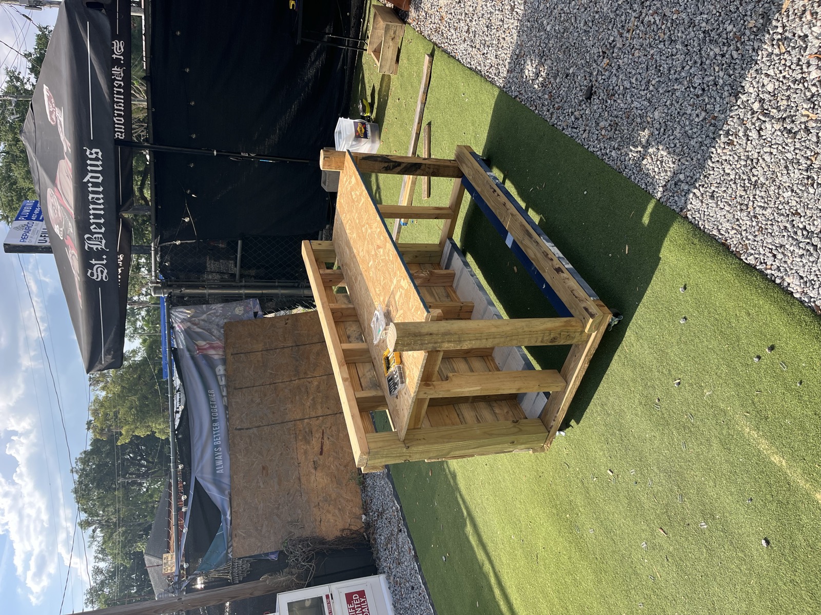 More bracing and joinery